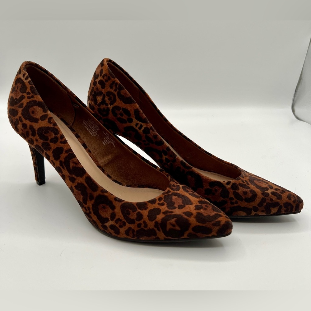 Old Navy | Leopard Print Stiletto Heels | Size 8
